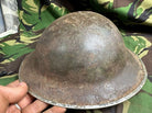 British Army Mk2 Brodie Helmet - Original WW2 - South African Manufactured - The Militaria Shop