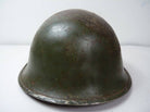 Original WW2 British / Canadian Army Mk3 High Rivet Turtle Army Combat Helmet - The Militaria Shop