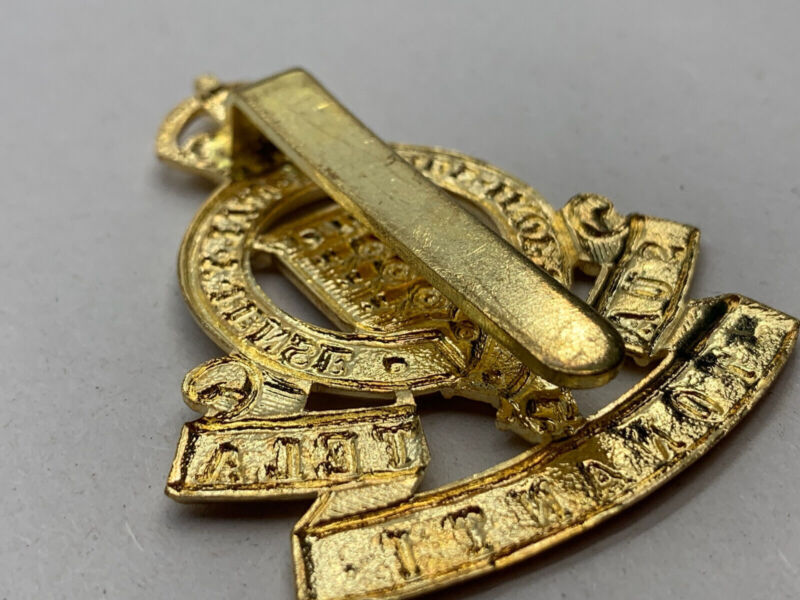 Original WW2 British Army Kings Crown Cap Badge - Royal Army Ordnance Corps - The Militaria Shop