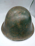 Original WW2 Mk3 Combat Helmet - British / Canadian D-Day Pattern - The Militaria Shop