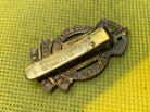 British Army Kings Crown Army Ordnance Corps Cap Badge. Nice example - The Militaria Shop