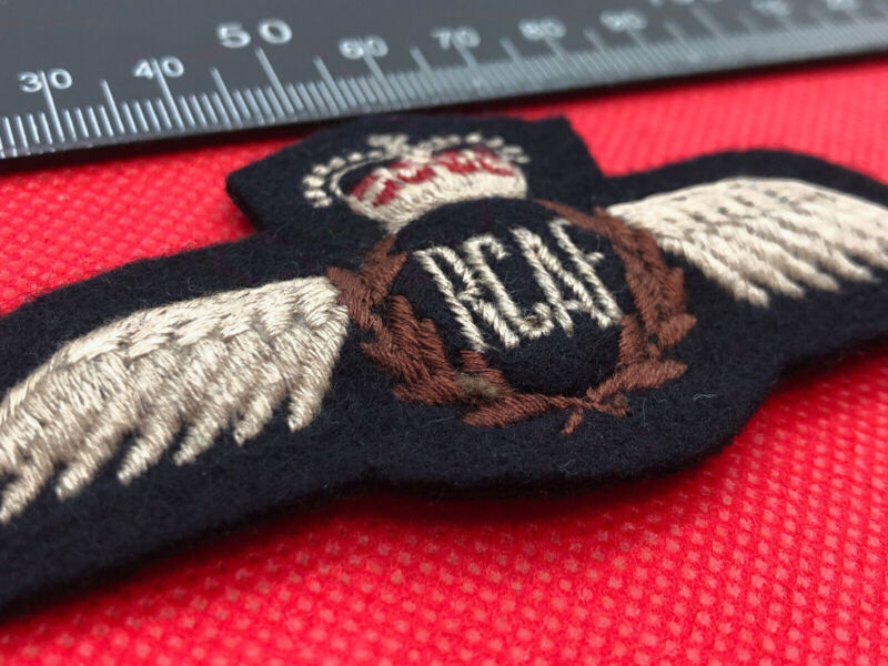 Canadian Air Force Royal Canadian Air Force RCAF Pilots Wings Queen's Crown - The Militaria Shop