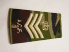 DPM Rank Slides / Epaulette Single Genuine British Army - ACF Staff Sergeant - The Militaria Shop