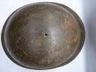 Original WW2 British / Canadian Army Mk3 High Rivet Turtle Army Combat Helmet - The Militaria Shop
