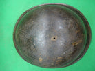 Original WW2 British / Canadian Army Mk3 High Rivet Turtle Army Combat Helmet - The Militaria Shop