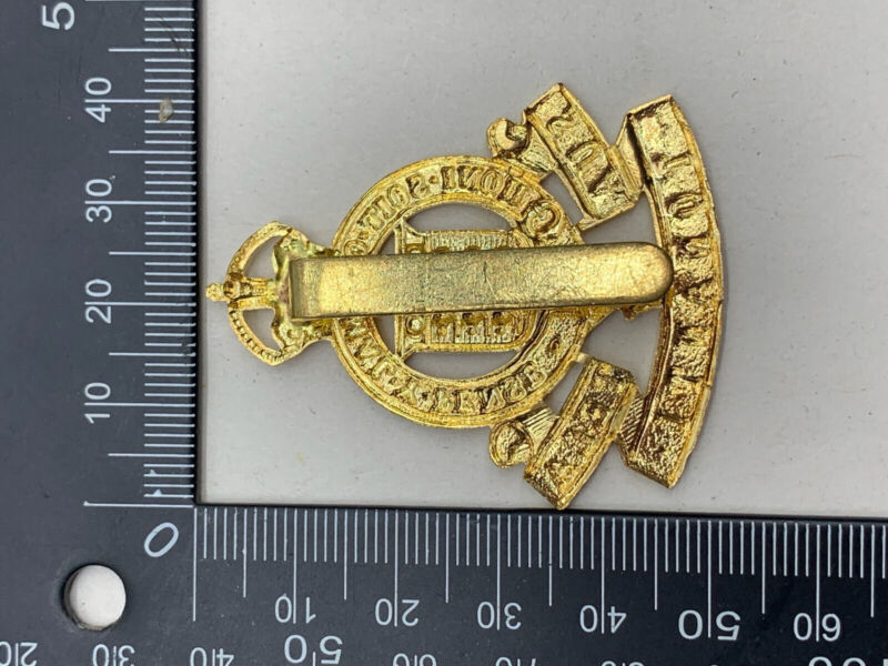 Original WW2 British Army Kings Crown Cap Badge - Royal Army Ordnance Corps - The Militaria Shop