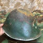 Original WW2 British / Canadian Mk3 Army Combat Helmet - Canadian Div Sign RARE - The Militaria Shop