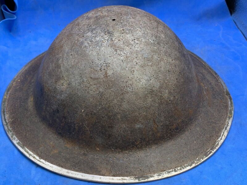 Original WW2 British Army South African Made Combat Helmet Mk2 Brodie - The Militaria Shop