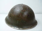 Original WW2 British / Canadian Army Mk3 High Rivet Turtle Army Combat Helmet - The Militaria Shop