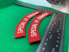 British Army Special VI Service Shoulder Title Pair - The Militaria Shop