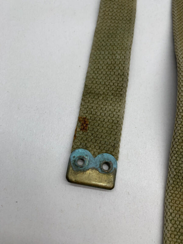 Original WW2 British Army 37 Pattern L Straps Pair - Wartime Dated - The Militaria Shop