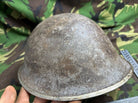 Genuine British / Canadian Army Mark 3 Turtle Helmet - Original WW2 Helmet - The Militaria Shop