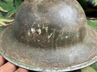 British Army Mk2 Brodie Helmet - Original WW2 - South African Manufactured - The Militaria Shop