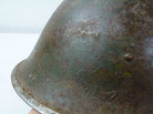 Original WW2 British / Canadian Army Mk3 High Rivet Turtle Army Combat Helmet - The Militaria Shop