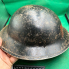British Army Mk2 Brodie Helmet - Original WW2 - South African Manufactured - The Militaria Shop