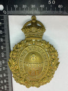Original British Army KC WW1 8th The King's Liverpool Regiment Vol Btn Cap - The Militaria Shop
