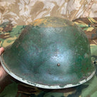 Original WW2 British / Canadian Mk3 Army Combat Helmet - Canadian Div Sign RARE - The Militaria Shop