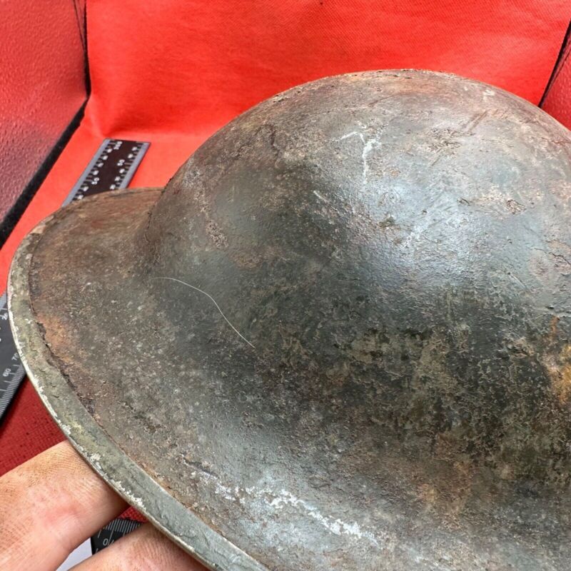 British Army Mk2 Brodie Helmet - Original WW2 - South African Manufactured - The Militaria Shop
