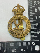 Original WW1 / WW2 British Army - The Hertfordshire Regiment Cap Badge - The Militaria Shop