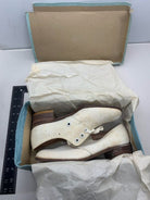 Original WW2 British Army Women's White Summer Shoes - ATS WAAF - Size 230 - The Militaria Shop