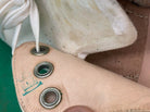 Original WW2 British Army Women's White Summer Shoes - ATS WAAF - Size 230s - The Militaria Shop