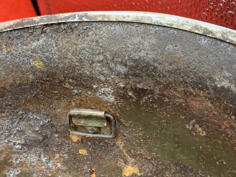 Mk3 Turtle Helmet - Original WW2 British / Canadian Army Combat Helmet - The Militaria Shop