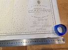 WW2 British 1952 Dated ADMIRALTY EDITION map of THE GULF OF ST. LAWRENCE. - The Militaria Shop