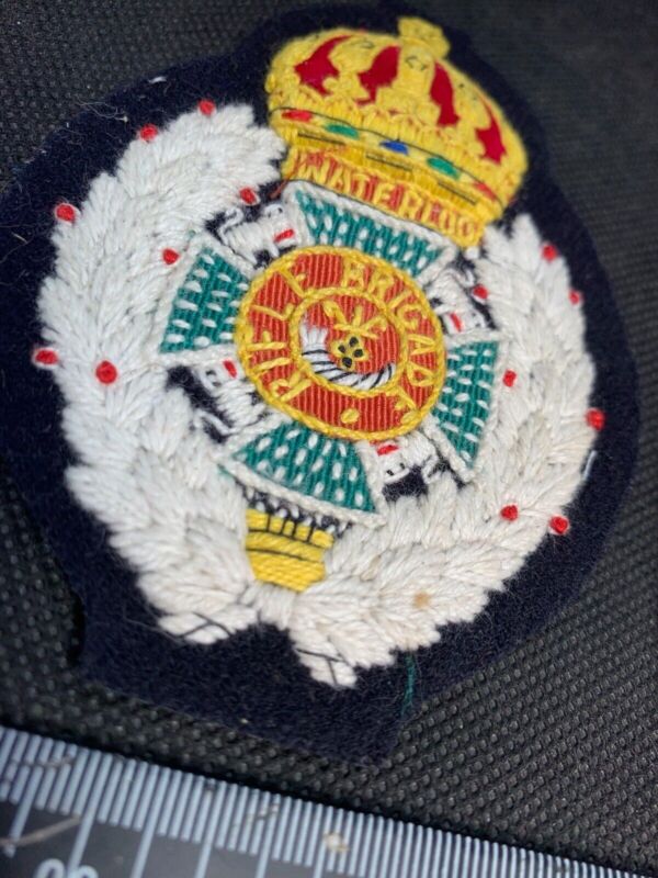 British Army Rifle Brigade Regiment Embroidered Blazer Badge - The Militaria Shop