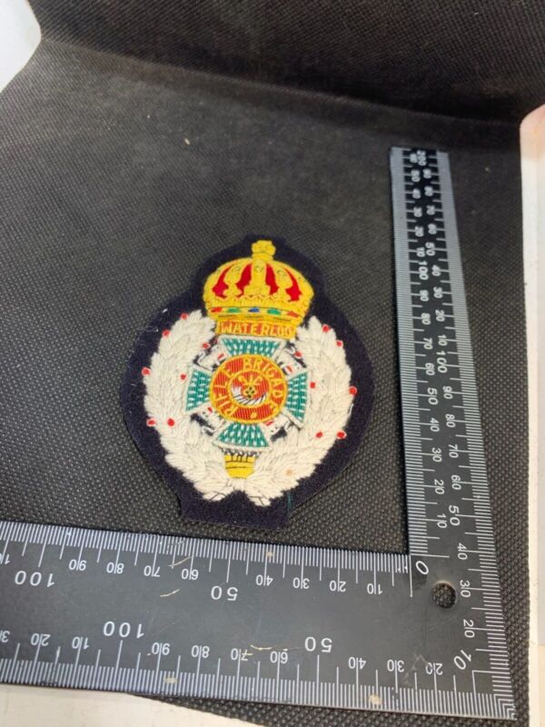 British Army Rifle Brigade Regiment Embroidered Blazer Badge - The Militaria Shop
