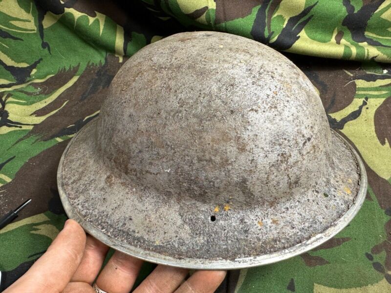 British Army Mk2 Brodie Helmet - Original WW2 - South African Manufactured - The Militaria Shop