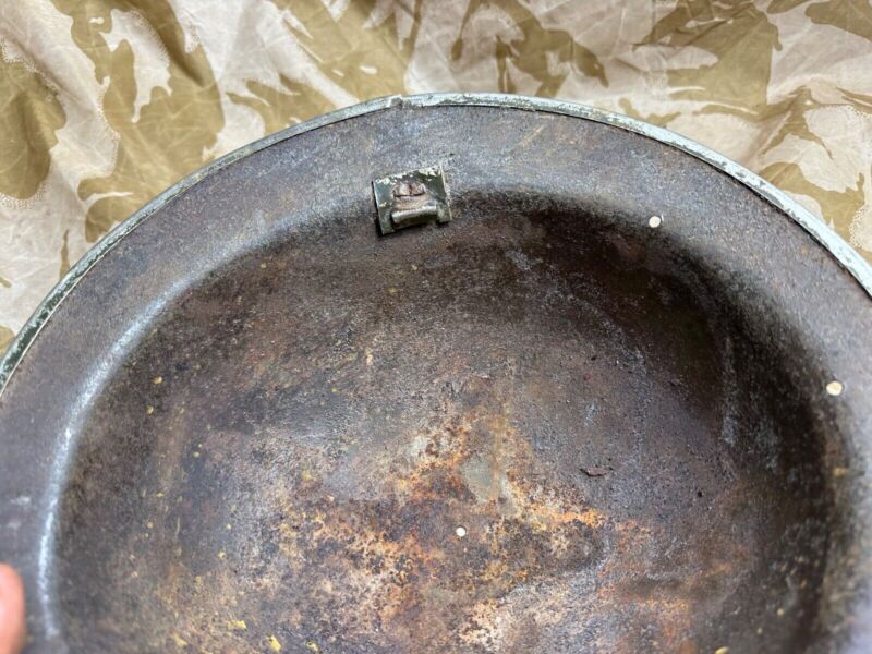British Army Mk2 Brodie Helmet - Original WW2 - South African Manufactured - The Militaria Shop
