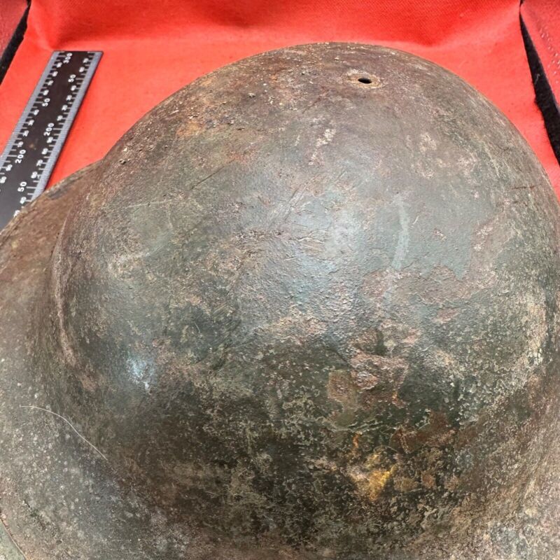 British Army Mk2 Brodie Helmet - Original WW2 - South African Manufactured - The Militaria Shop