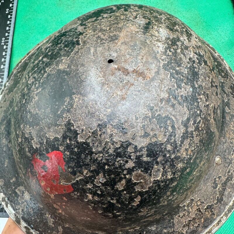 British Army Mk2 Brodie Helmet - Original WW2 - South African Manufactured - The Militaria Shop