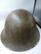 Mk3 Canadian / British Army Original WW2 Turtle Helmet High Rivet - The Militaria Shop