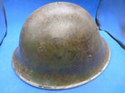 Original WW2 British / Canadian Army Mk3 High Rivet Turtle Army Helmet & Lin - The Militaria Shop