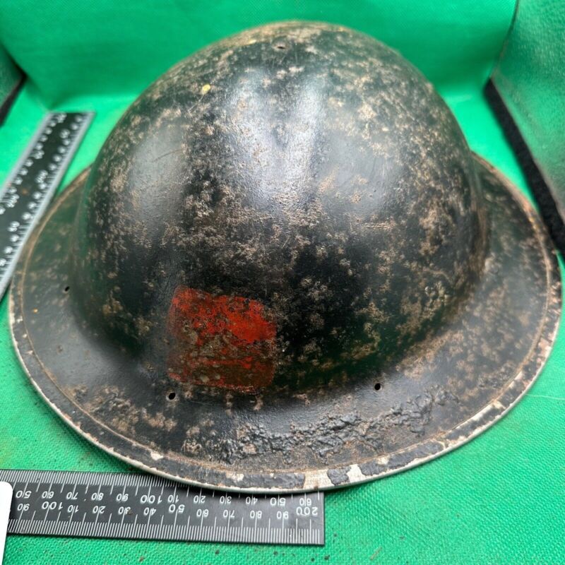 British Army Mk2 Brodie Helmet - Original WW2 - South African Manufactured - The Militaria Shop