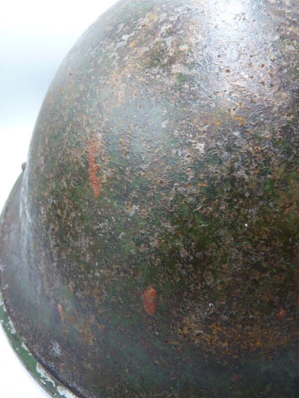 Mk3 Canadian / British Army Original WW2 Turtle Helmet High Rivet - The Militaria Shop
