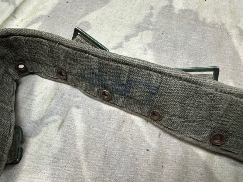 Original WW2 British Army 44 Pattern Soldiers Belt - 36" Waist - The Militaria Shop