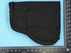 Black Fabric Tactical Belt Mounted Pistol Holster - Front Line - The Militaria Shop