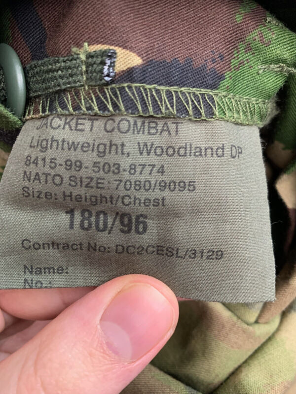 Genuine British Army DPM Lightweight Combat Jacket - Size 180/96 - The Militaria Shop
