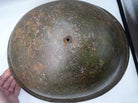 Mk3 Canadian / British Army Original WW2 Turtle Helmet High Rivet - The Militaria Shop