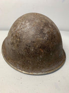 Mk3 Canadian / British Army Original WW2 Turtle Helmet High Rivet - The Militaria Shop