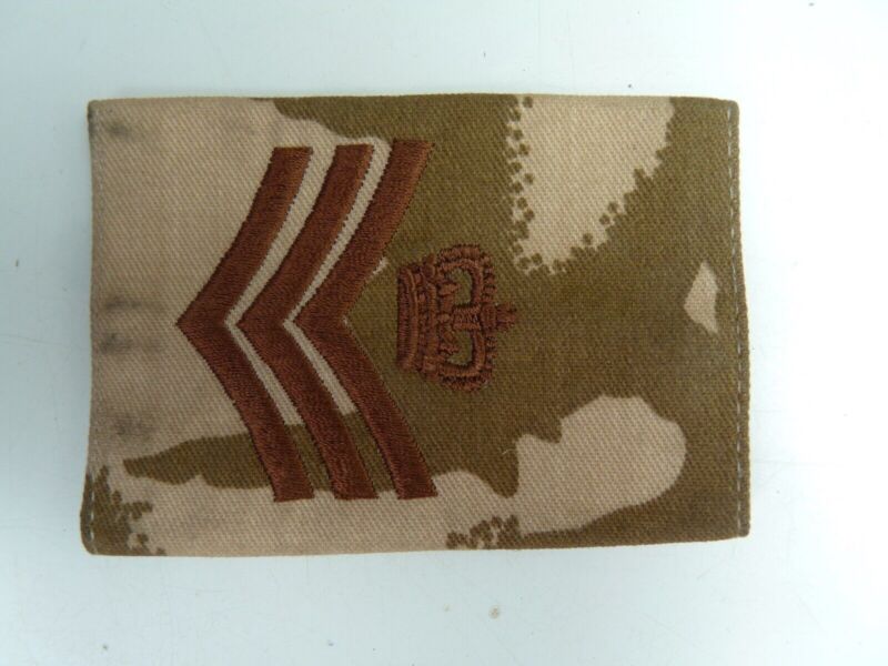 Desert DPM Rank Slides / Epaulette Pair Genuine British Army - NEW - The Militaria Shop