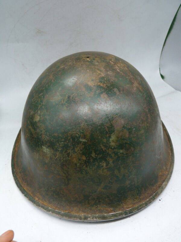 Original WW2 Mk3 Combat Helmet - British / Canadian D-Day Pattern - The Militaria Shop
