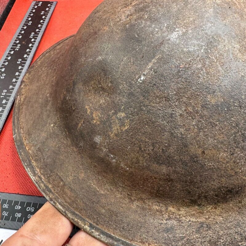 British Army Mk2 Brodie Helmet - Original WW2 - South African Manufactured - The Militaria Shop