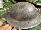 British Army Mk2 Brodie Helmet - Original WW2 - South African Manufactured - The Militaria Shop