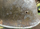 British / Canadian Army Mark 3 Turtle Helmet - Original WW2 Combat Helmet - The Militaria Shop