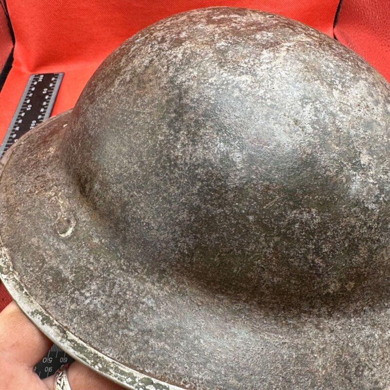 British Army Mk2 Brodie Helmet - Original WW2 - South African Manufactured - The Militaria Shop