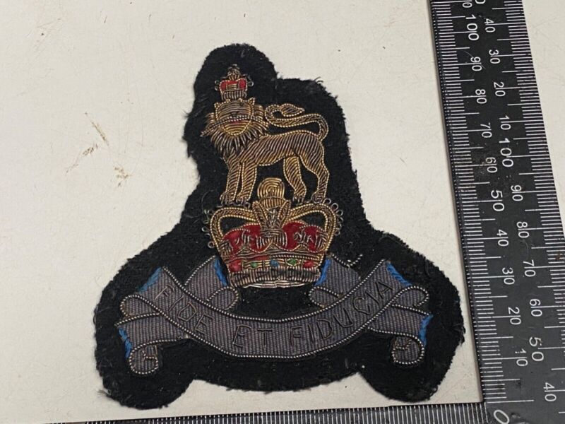 British Army - Victorian Crown Royal Army Pay Corps Bullion Badge. Large Size. - The Militaria Shop