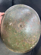 Original WW2 British Army / Canadian Army Mk3 Turtle Combat Helmet - The Militaria Shop
